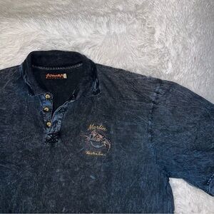 Marlin Australia Arrawarra Designs Vintage Polo Size Large Fish Shirt
